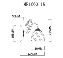 Бра MyFar Nicole MR1660-1W