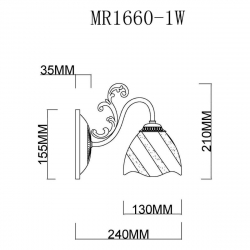 Бра MyFar Nicole MR1660-1W