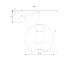 Бра TK Lighting 10243 Cubus