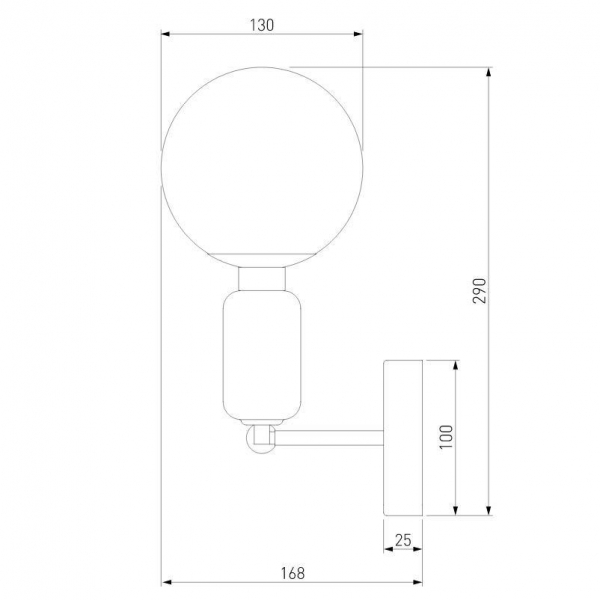 Бра Eurosvet Bubble 50251/1 белый