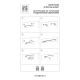 Светильник настенный 230В (1000мм) бэк-лайт 24В 5Вт+спот-лайт 24В 7Вт Fiume Spot Lightstar 810647