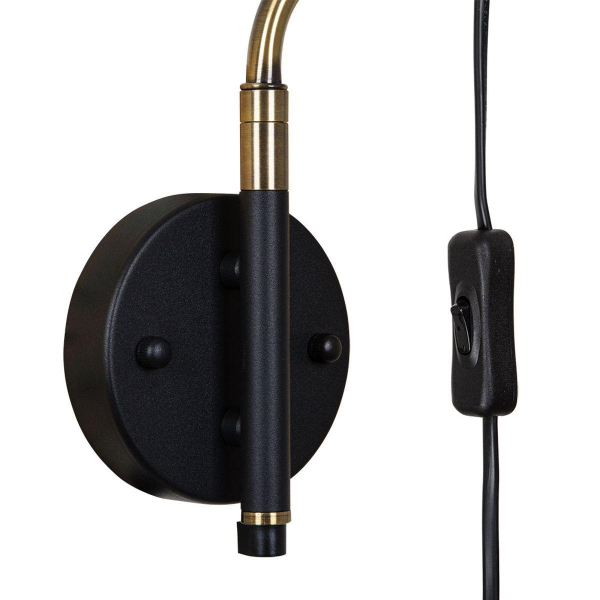 Бра Arte Lamp Zetta A7055AP-1BK Бра Arte Lamp Zetta A7055AP-1BK