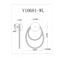 Бра Moderli True V10681-WL