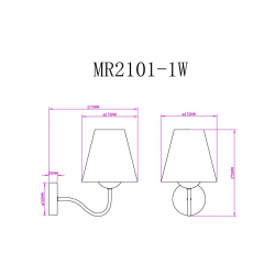 Бра MyFar Charlotte MR2101-1W