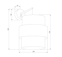 Бра TK Lighting 5095 5956 Calisto White