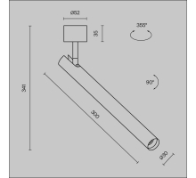 Светодиодный спот Maytoni Technical Focus T C141CL-L300-6W3K-B