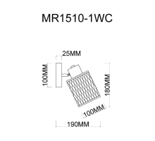 Спот MyFar Cathy MR1510-1WC