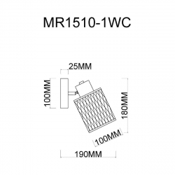 Спот MyFar Cathy MR1510-1WC