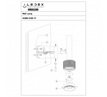 Спот iLedex Delta 2360-1 BK+GRP