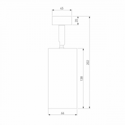 Светодиодный спот Elektrostandard Diffe 85266/01 белый/черный a058252