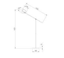 Торшер Eurosvet Grazia 01142/1 золото