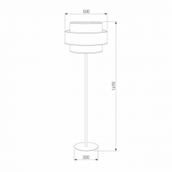 Торшер TK Lighting 6452 Trio