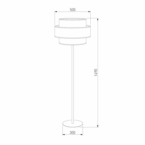 Торшер TK Lighting 6452 Trio