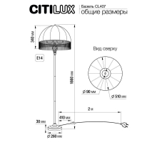 Торшер Citilux Базель CL407931