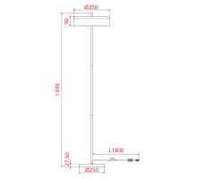 Торшер Arte Lamp Skat A7052PN-2BK