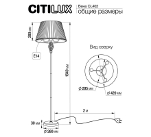 Торшер Citilux Вена CL402933