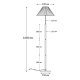 Торшер Uniel UML-T522 E27 Copper/White UL-00012408