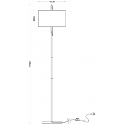 Торшер Arte Lamp Julietta A5037PN-2CC