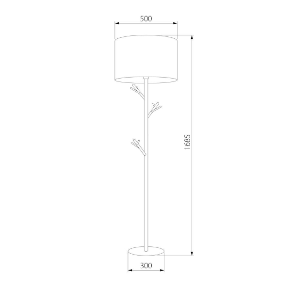 Торшер TK Lighting 5572 Albero White