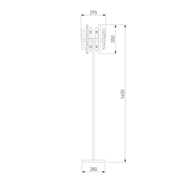 Торшер Bogates Hollis 01111/4