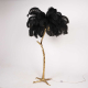 Торшер Imperium Loft Страусиные Перья Feather Lamp A Modern Grand Tour Черный 189584-22