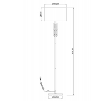 Торшер Arte Lamp Taygeta A4097PN-1CC