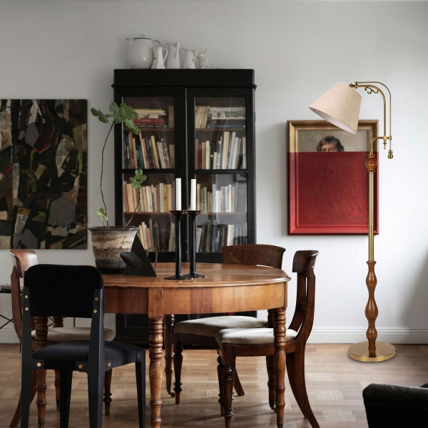 Торшер Loft IT Elaine 10569F Dark wood