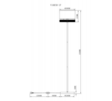 Торшер Moderli Gela V10630-1F