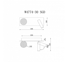 Бра iLedex Telescope W4774-30 SGD