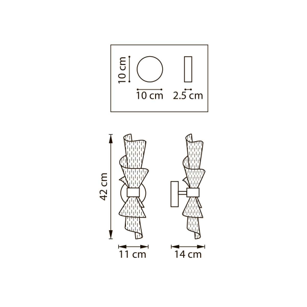 Бра Lightstar Acrile 737672