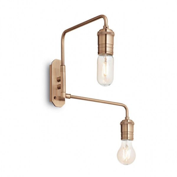 Бра Ideal Lux Triumph Ap2 Ottone Antico 160245