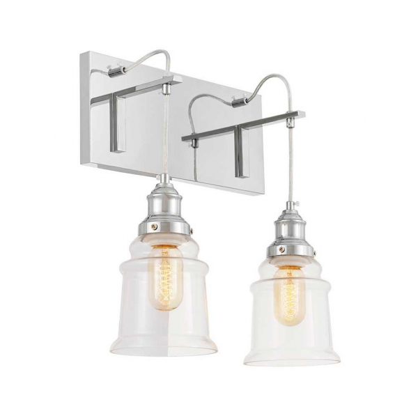 Бра Lumina Deco Fredica Moletti LDW 6844-2 CHR+PR