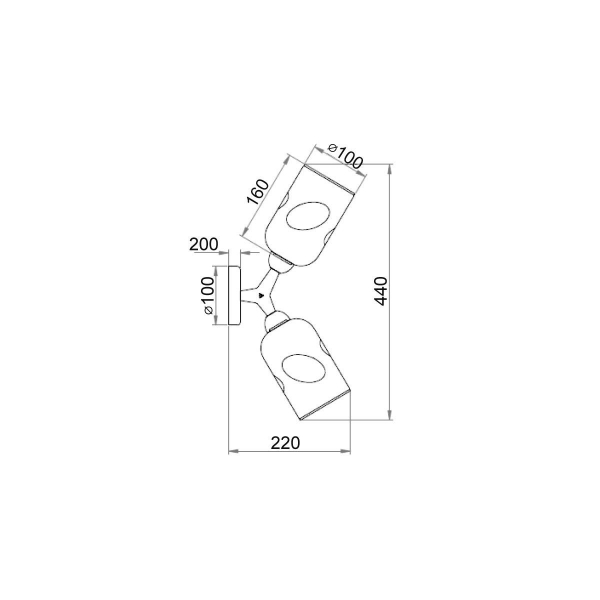 Бра Vele Luce Sereno VL2194W02