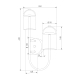 Бра Eurosvet Palm 202056 LED латунь a072611