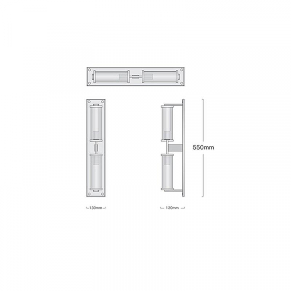 Бра Imperium Loft Alouette Linear Sconce 140565-26