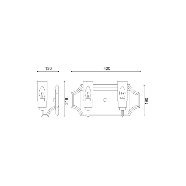 Бра Vele Luce Elsa VL4214W02