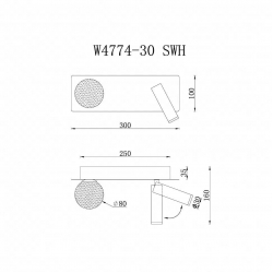 Бра iLedex Telescope W4774-30 SWH