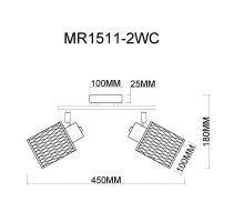 Спот MyFar Cathy MR1511-2WC