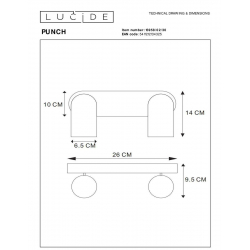 Спот Lucide Punch 13958/02/30