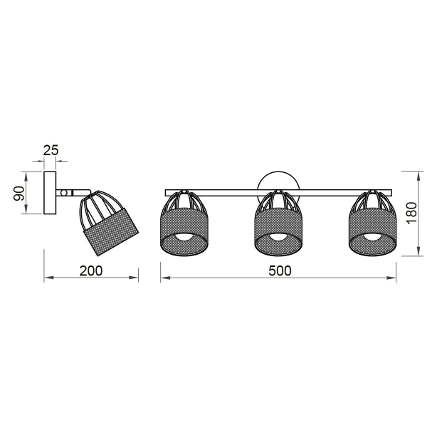 Спот Vele Luce Modello VL6452W03