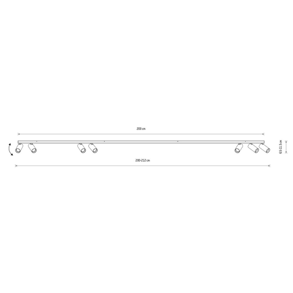 Накладной спот Nowodvorski Fourty Surface VII Umbra Gray 11470
