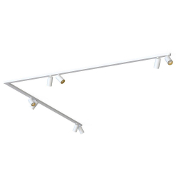 Накладной спот Nowodvorski Mono Corner 2x200 White/Gold 7697