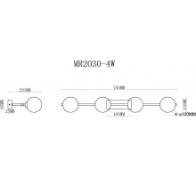 Бра MyFar Valency MR2030-4W