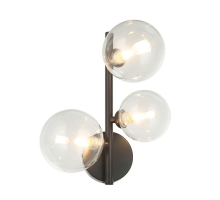 Бра Lumien Hall Lovrenc LH4125/3W-BK-CL