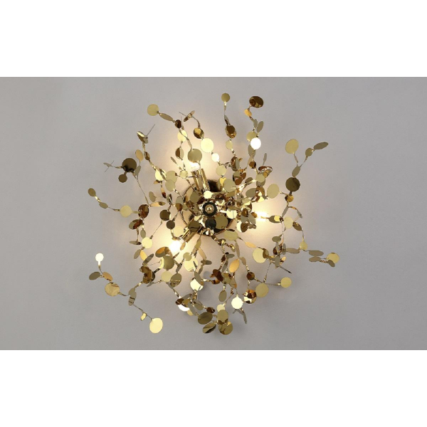 Бра Crystal Lux GARDEN AP-PL3 D400 GOLD