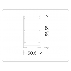 Шинопровод Ambrella Light Track System Magnetic 220V GL1005