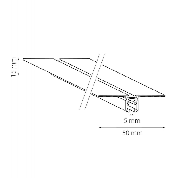 Шинопровод встраиваемый Lightstar Linea 506327