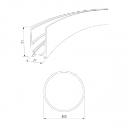 Шинопровод Elektrostandard Slim Magnetic 85160/00 a066497