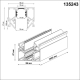 Шинопровод для натяжного потолока Novotech Shino Flum 135243