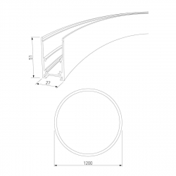 Шинопровод Elektrostandard Slim Magnetic 85161/00 a066498